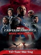 Captain America: Brave New World (2025) BRRip Original [Telugu + Tamil + Hindi + Eng] Dubbed Movie Watch Online Free