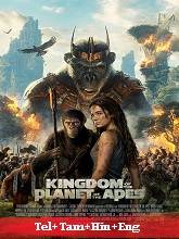 Kingdom of the Planet of the Apes (2024) HDRip Original [Telugu + Tamil + Hindi + Eng] Dubbed Movie Watch Online Free